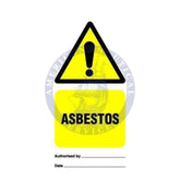 Marine Temporary Tie Tag: Tie Tag, Asbestos - Pack of 10